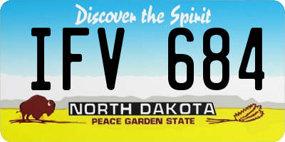 ND license plate IFV684