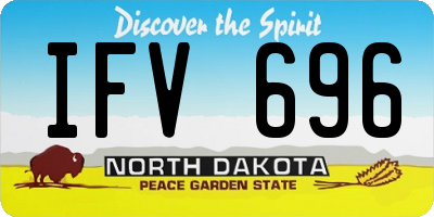 ND license plate IFV696