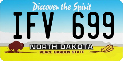ND license plate IFV699