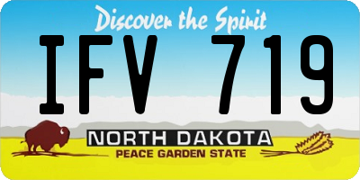 ND license plate IFV719