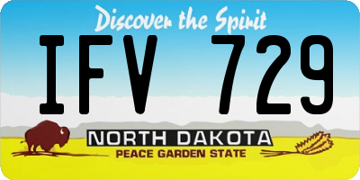 ND license plate IFV729