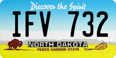 ND license plate IFV732