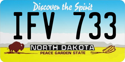 ND license plate IFV733