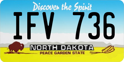 ND license plate IFV736