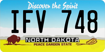ND license plate IFV748