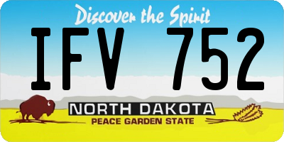 ND license plate IFV752