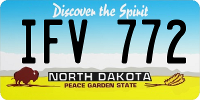 ND license plate IFV772