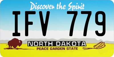 ND license plate IFV779