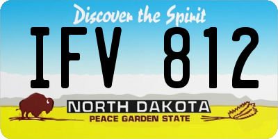 ND license plate IFV812