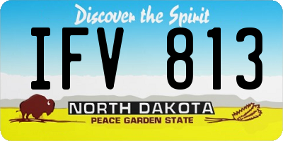 ND license plate IFV813