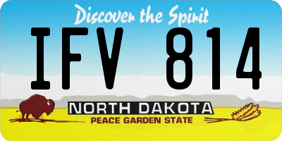 ND license plate IFV814