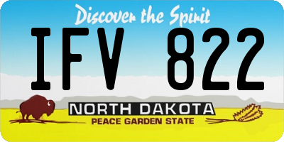 ND license plate IFV822