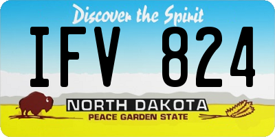 ND license plate IFV824