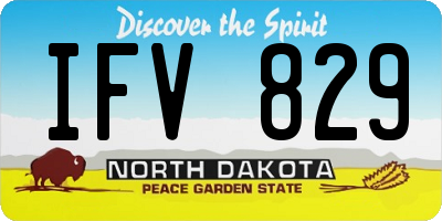 ND license plate IFV829