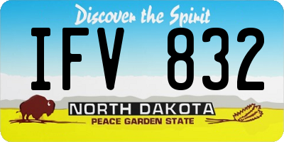 ND license plate IFV832