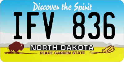 ND license plate IFV836