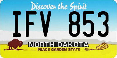 ND license plate IFV853
