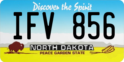 ND license plate IFV856