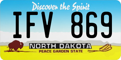 ND license plate IFV869