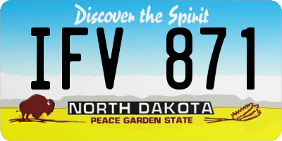 ND license plate IFV871