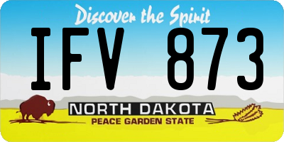 ND license plate IFV873