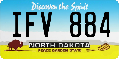 ND license plate IFV884