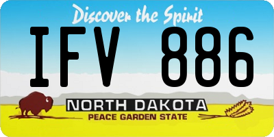ND license plate IFV886