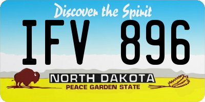 ND license plate IFV896
