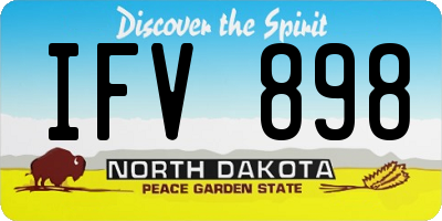 ND license plate IFV898