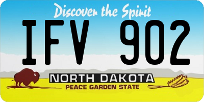 ND license plate IFV902