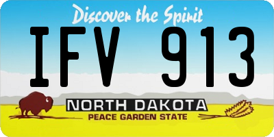 ND license plate IFV913