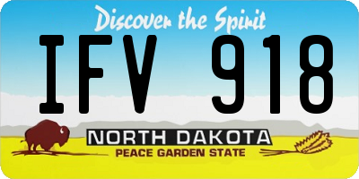 ND license plate IFV918