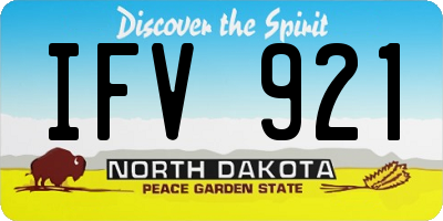 ND license plate IFV921