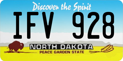 ND license plate IFV928