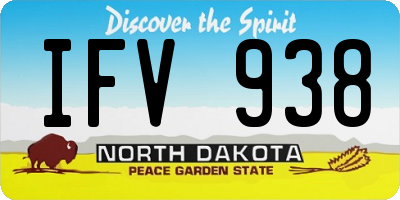 ND license plate IFV938