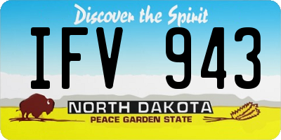 ND license plate IFV943