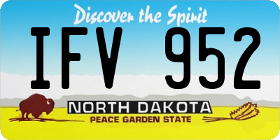 ND license plate IFV952