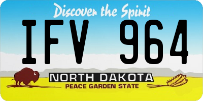 ND license plate IFV964