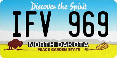 ND license plate IFV969