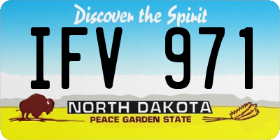 ND license plate IFV971