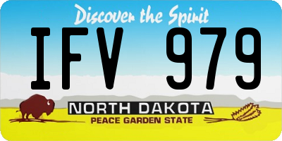 ND license plate IFV979