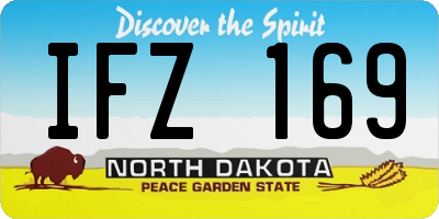 ND license plate IFZ169