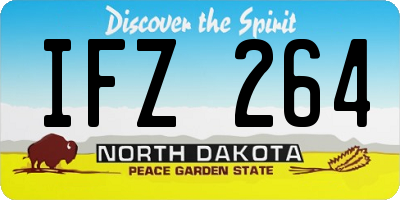 ND license plate IFZ264