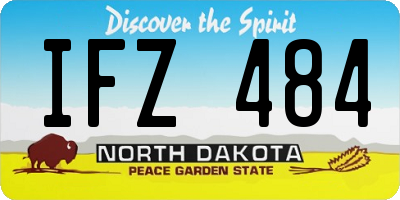 ND license plate IFZ484
