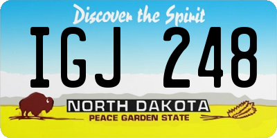ND license plate IGJ248