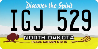 ND license plate IGJ529