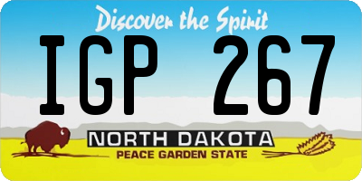 ND license plate IGP267