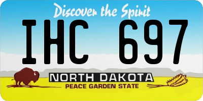 ND license plate IHC697