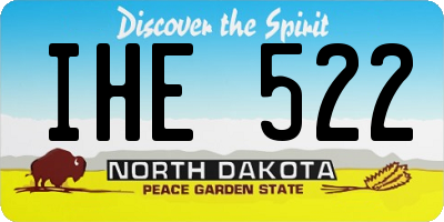 ND license plate IHE522
