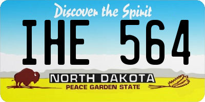 ND license plate IHE564